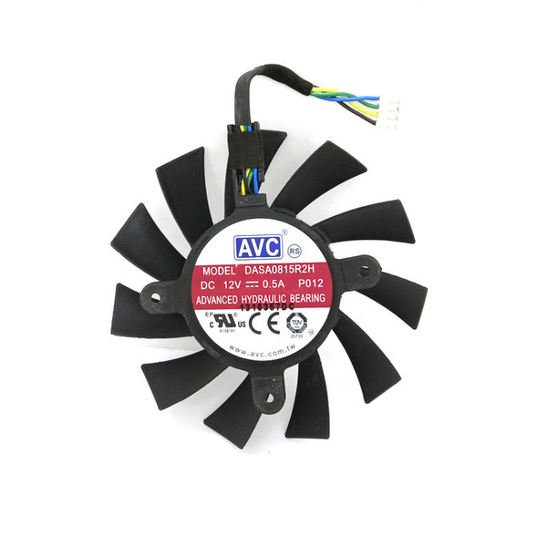 New Original AVC DASA0815R2H P012 DC12V 0.5A Graphics card cooling fan