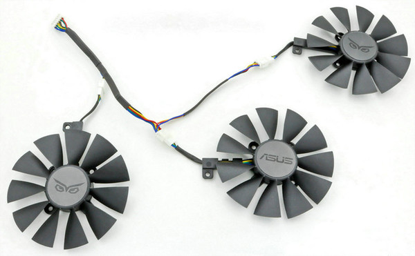 New Original Everflow 88MM T129215SU PLD09210S12HH Replacement For ASUS strix Raptor GTX980Ti R9 390X R9 390 RX 480 Graphics Video Card Fan