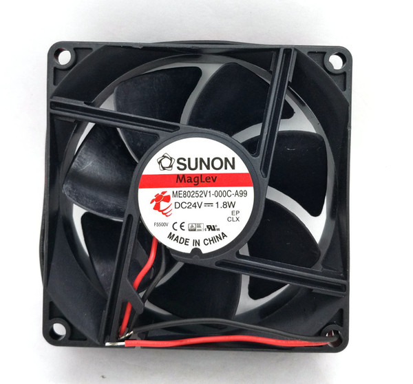 New Origianl SUNON ME80252V1-000C-A99 DC24V 1.8W 80*80*25MM 8CM 2 Lines Inverter cooling fan