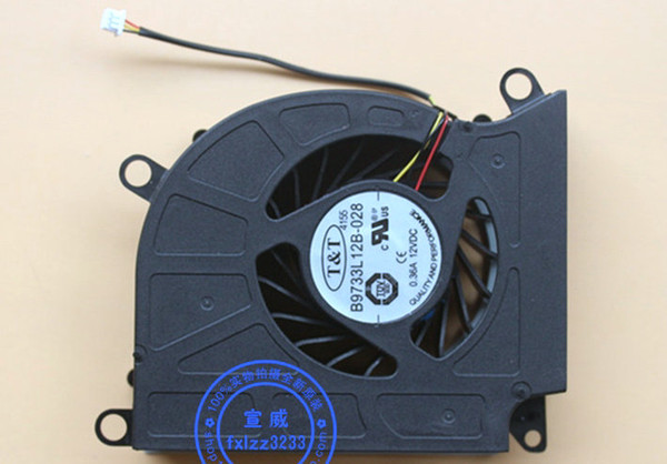 New Original TT B9733L12B-028 DC12V 0.36A for MSI GX60 GT60 16F Laptop cooling fan