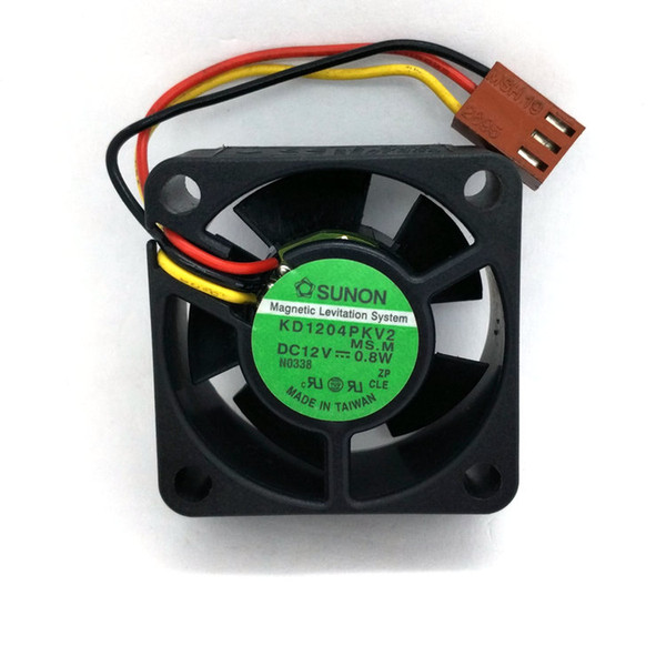 New Original SUNON KD1204PKV2 AF DC12V 0.8W 40x40x20MM 3Lines Computer cooling fan