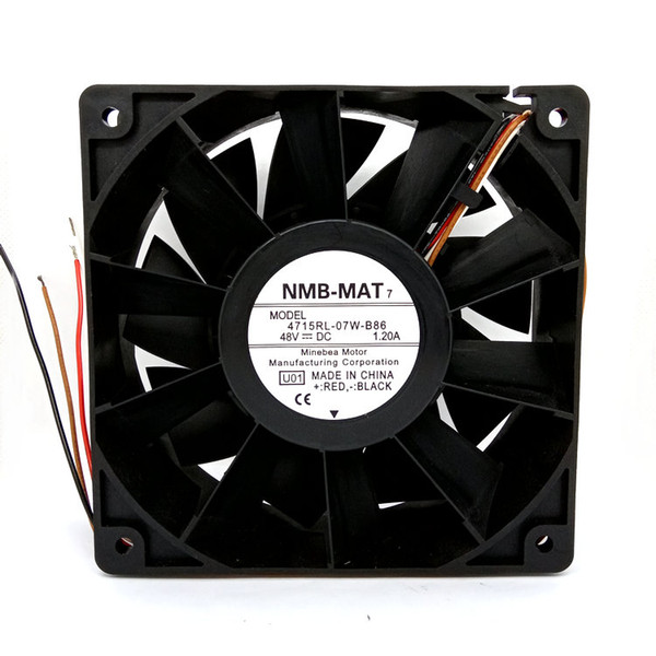 New Original for NMB 4715RL-07W-B86 DC48V 1.20A 120x120x28MM 12cm 4Lines Inverter cooling fan