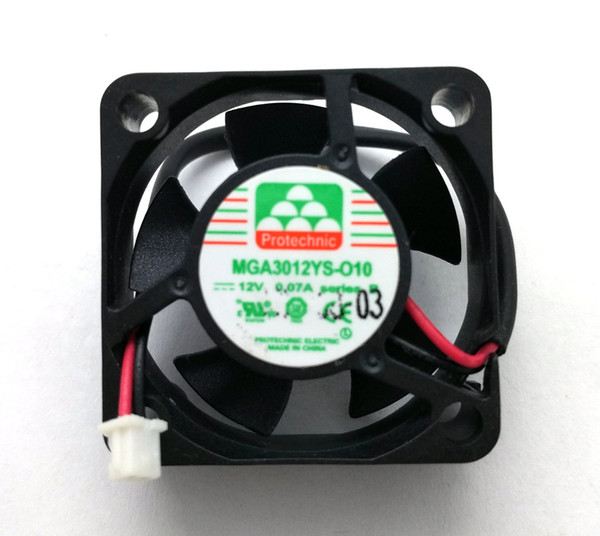 New Original MAGIC MGA3012YS-O10 DC12V 0.07A 30*30*10MM 2 Lines Hard Disk Cooling fan