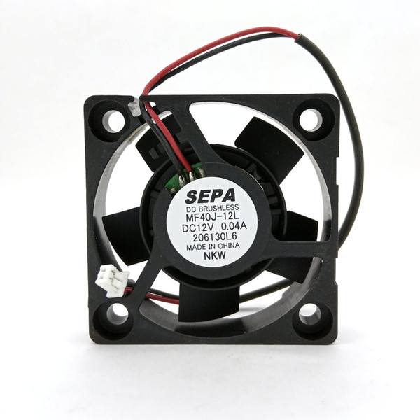 New Original SEPA MF40J-12L DC12V 0.04A 40x40x10MM 4cm 2Lines Computer cooling fan