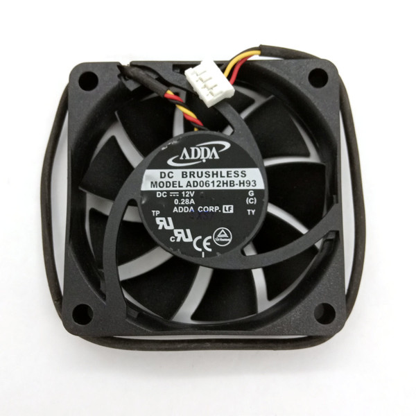 Original ADDA AD0612HB-H93 DC12V 0.28A 60x60x13MM 6cm for Porjector Cooling fan