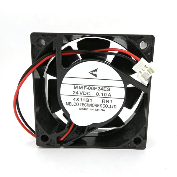 New Original Nidec Inverter fan for Mitsubishi MR-J2S drive NC5332H42 MMF-06F24ES 24V 0.10A 60*60*25MM