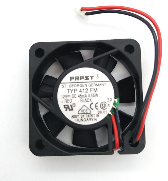 Original PAPST TYP 412 FM DC12V 45mA 0.55W 40x40x10MM 2Lines Computer cooling fan