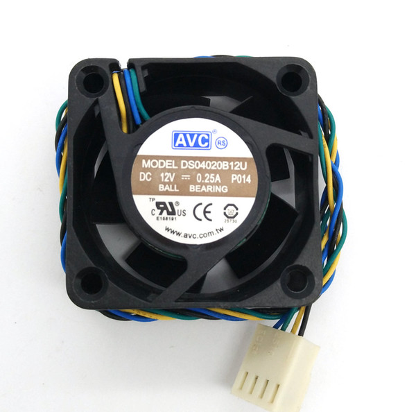 New Original AVC DS04020B12U DC12V 0.25A 40*40*20MM 4CM speed cooling fan