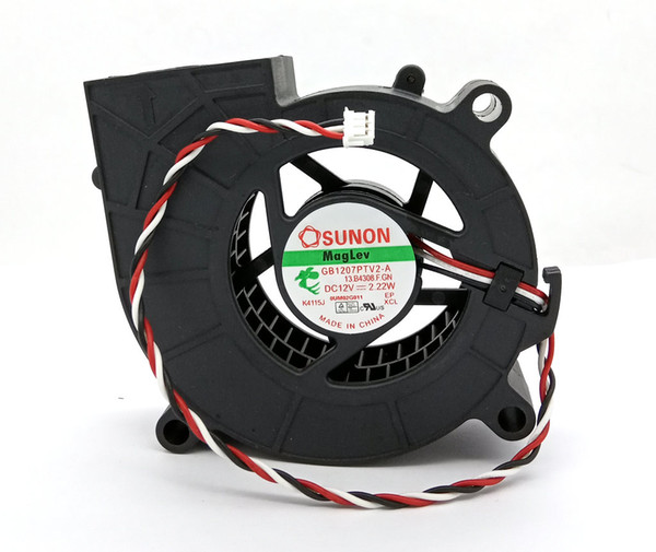 New Original SUNON GB1207PTV2-A F.GN DC12V 2.22W 70*25MM 3 Lines Tachometer Signal for Projector blower cooling fan