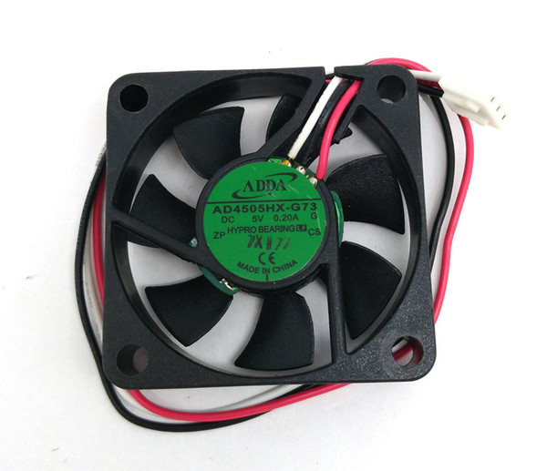 New Original ADDA AD4505HX-G73 DC5V 0.20A 45*45*10MM 3Lines Computer cooling fan