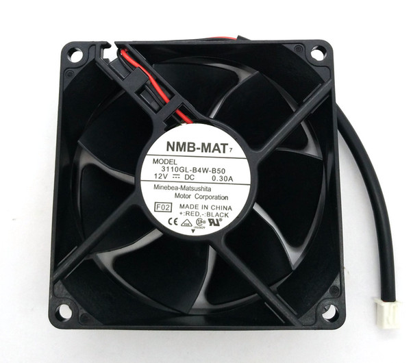 New Original NMB 3110GL-B4W-B50 DC12V 0.30A 80x80x25MM 2Lines Computer cooling fan