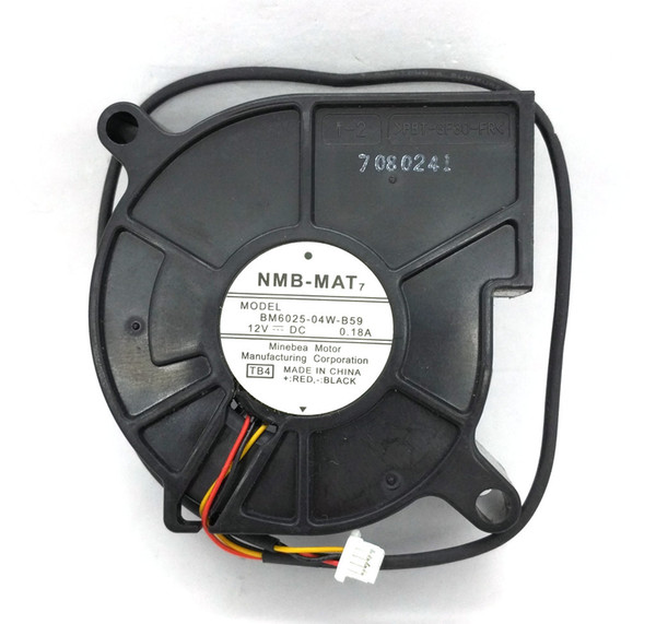 New Original NMB BM6025-04W-B59 TB4 60*25MM 12V 0.18A Projector Blower cooling fan