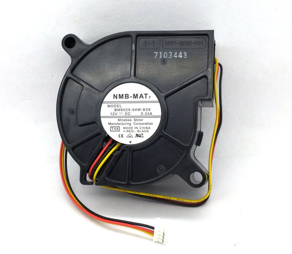 New Original NMB BM6025-04W-B59 T58 60*25MM 12V 0.24A Projector Blower cooling fan