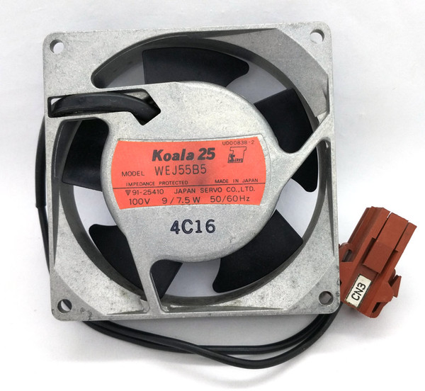 New Original Servo Koala 25 WEJ55B5 100V 9/7.5W 92*92*25MM 9cm Inverter cooling fan