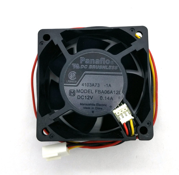 New Original 6CM 60*60*25MM 12V 0.14A FBA06A12L FBZ06A12F 3 Lines Cooling fan