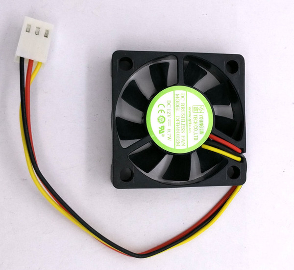 New Original YOUNG LIN DFB401012M 12V 0.7W 40*40*10MM 4cm 3Lines cooling fan