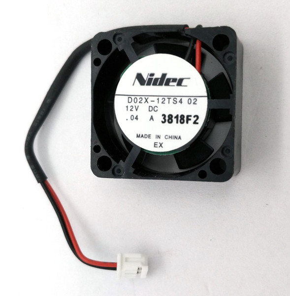 New Original Nidec D02X-12TS4 02 25*25*10MM 2.5cm 12v 0.04a 2 Lines Mute Cooling fan