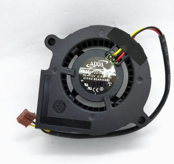 New Original ADDA AB05012DX200300 12V 0.15A 5cm 50*20MM Projector blower cooling fan