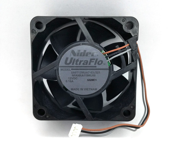 New Original Nidec U60T12MUA7-53J321 DC12V 0.16A 60*60*25MM 6cm 3 lines Projector cooling fan