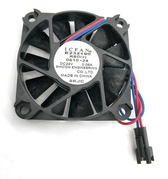 New Original ICFAN 0610-24 24V 0.08A 6010 6cm E232190 cooling fan