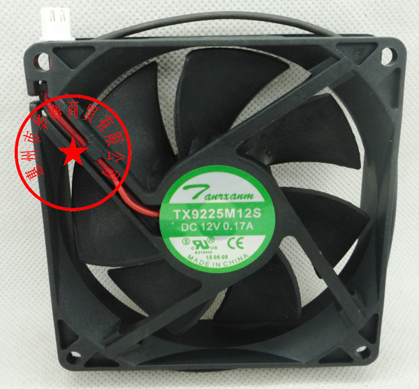 New Original TX8025L12S 12V 0.08A 8025 8cm cooling fan 9CM TX9225M12S TX8025M12S