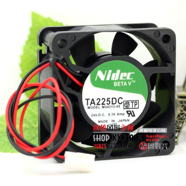 Original for NIDEC TA225DC M34313-55 6CM 24V 0.16A 6025 wind inverter fan