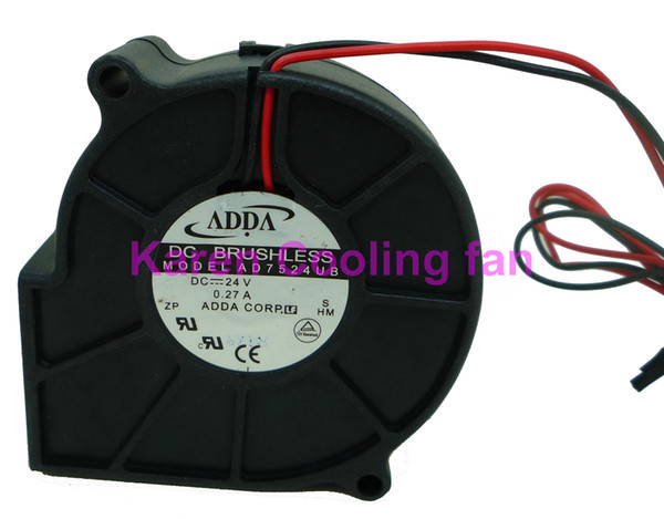 ADDA AD7524UB 7cm 24V 0.27A Inverter cooling fan AD7512HX