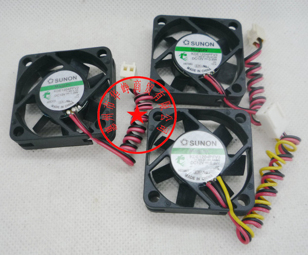 New Original SUNON cooling Fan 4CM 4010 12V 1.8W KDE1204PFVX 4010 KDE1204PFV2 3WIRE 12v 1.0w cooler fan, KDE1204PFV3 0.8W