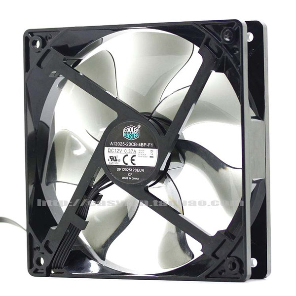 Original Cooler Master CPU A12025-20CB-4BP-F1 DF1202512SEUN 12V 0.37A chassis 12cm four wire temperature control PWM fan