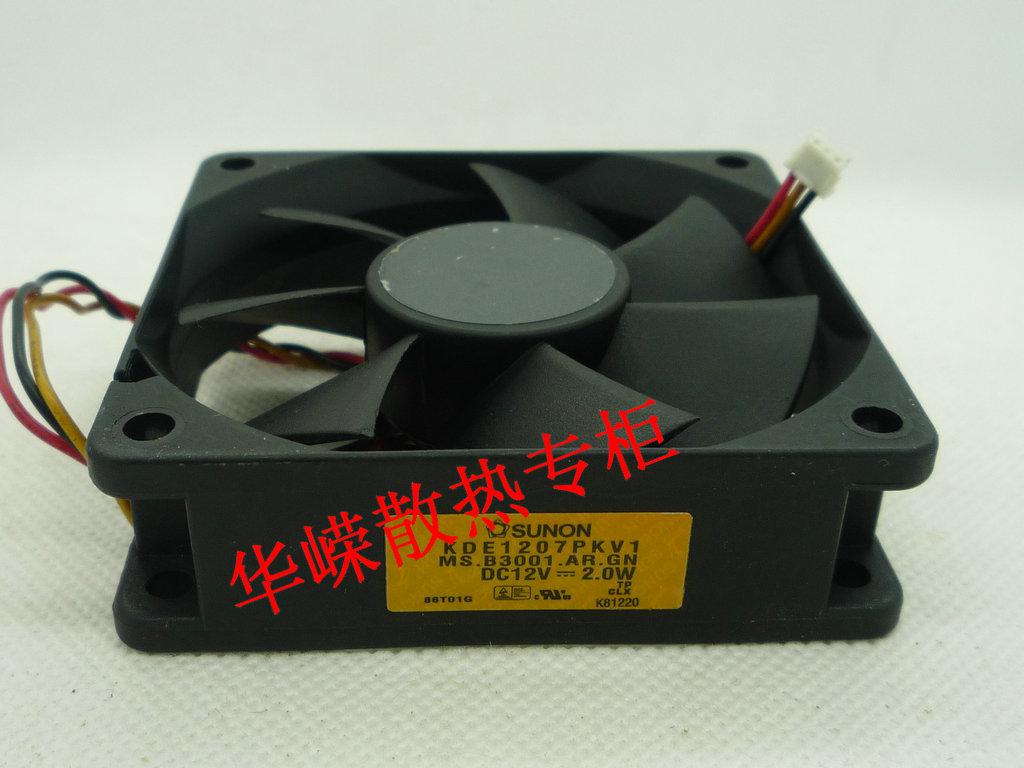 Sunon 7020 12V 2.0W KDE1207PKV1 AR.GN AF. GN 3-wire cooling fan