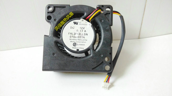 Original FAL3F12LLSN 07Oct077A DC12V 0.17A turbo blower Progjector cooling fan