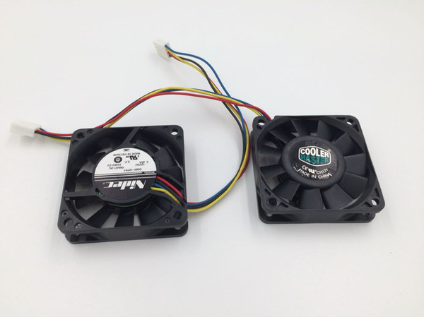 New Original for NIDEC D06R-12PS1 12V 0.20A 60*60*15MM 6CM 4 wires PWM double ball-bearing computer cooling fan