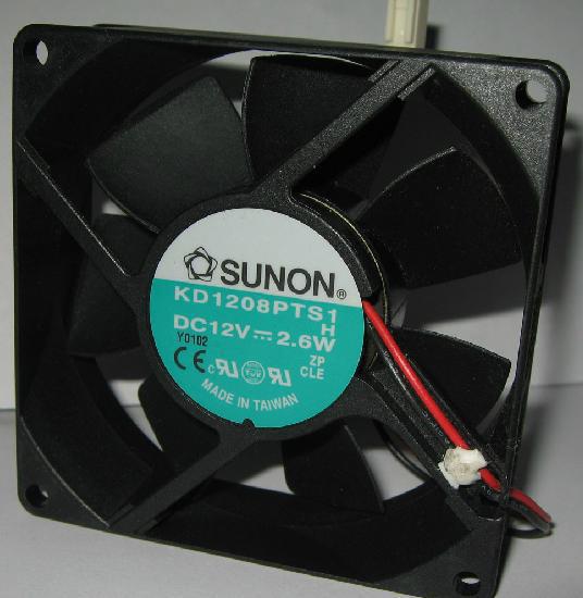 Original SUNON 8025 12V 2.6W KD1208PTS1 2Wire Cooling fan NMB 3610kl-07w-b59