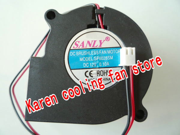 Original SANLY 6028 SF6028SL 12V 0.06A 60 * 60 * 28MM blower humidifier dedicated cooling fan SF6028SM