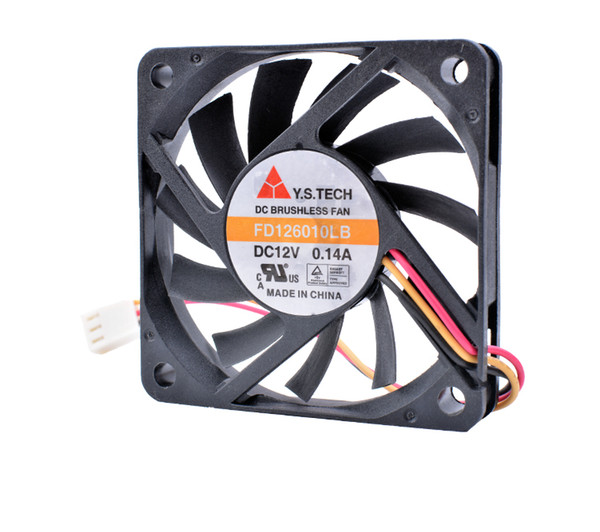 FD126010LB 6cm 60mm 6010 12V 0.14A Ball Bearing Computer CPU 3pin Silent Cooling Fan