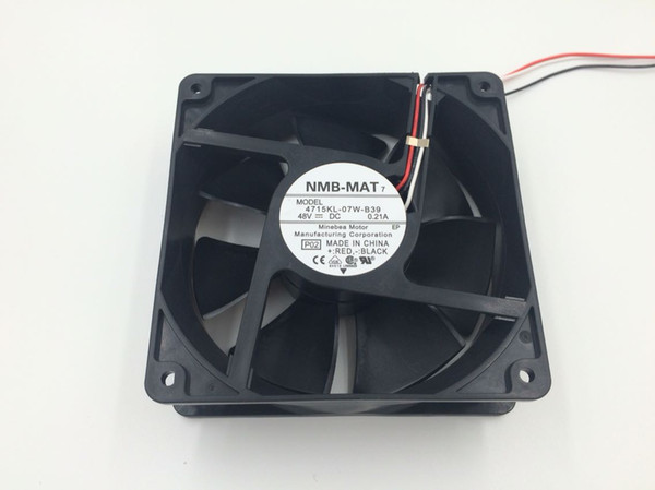 New Original for NMB 4715KL-07W-B39 P02 48V 0.21A 120*120*38MM 12cn Alarm Signal Cooling fan