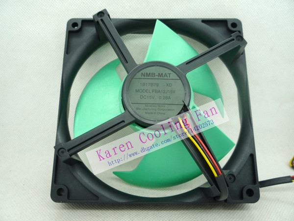 Original NMB 15V 0.28A FBA12J15V refrigerator cooling fan