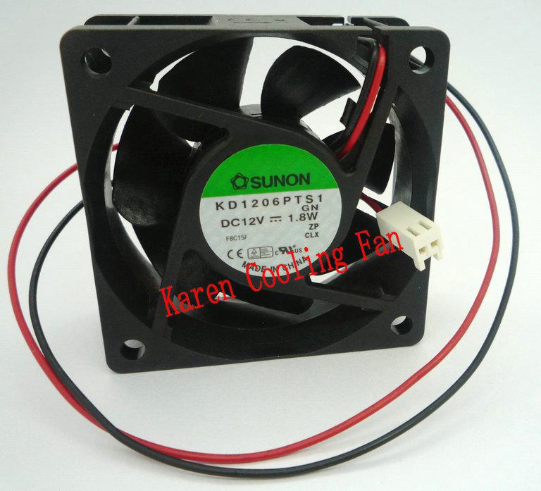 New Original Sunon KD1206PTS1 12V 1.8W 60*60*25MM 6cm Computer Cooling fan