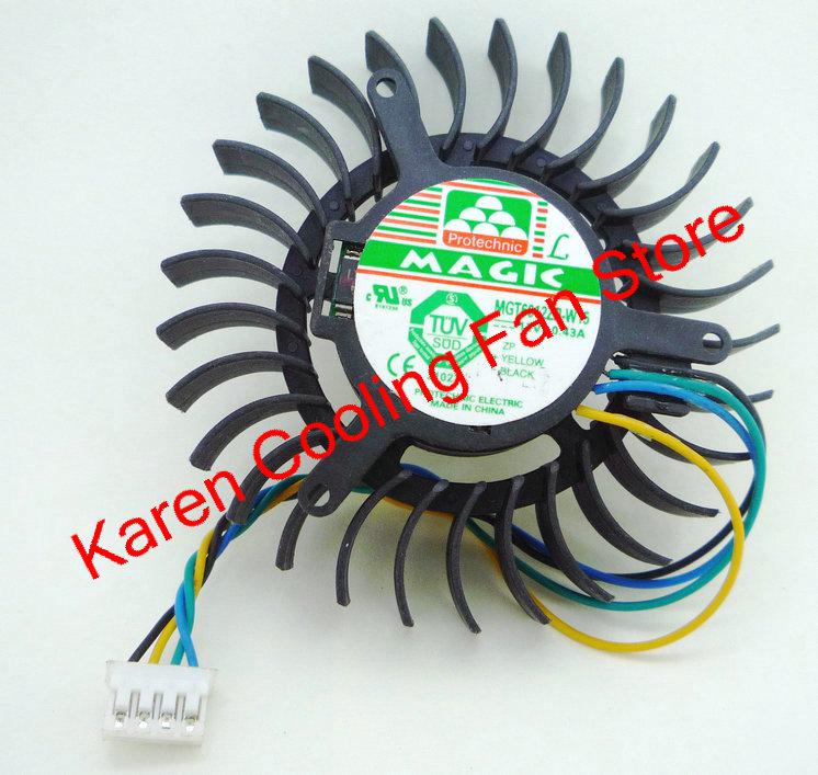 New Original MAGIC MGT6012ZR-W15 DC12V 0.43A Graphics card cooling fan