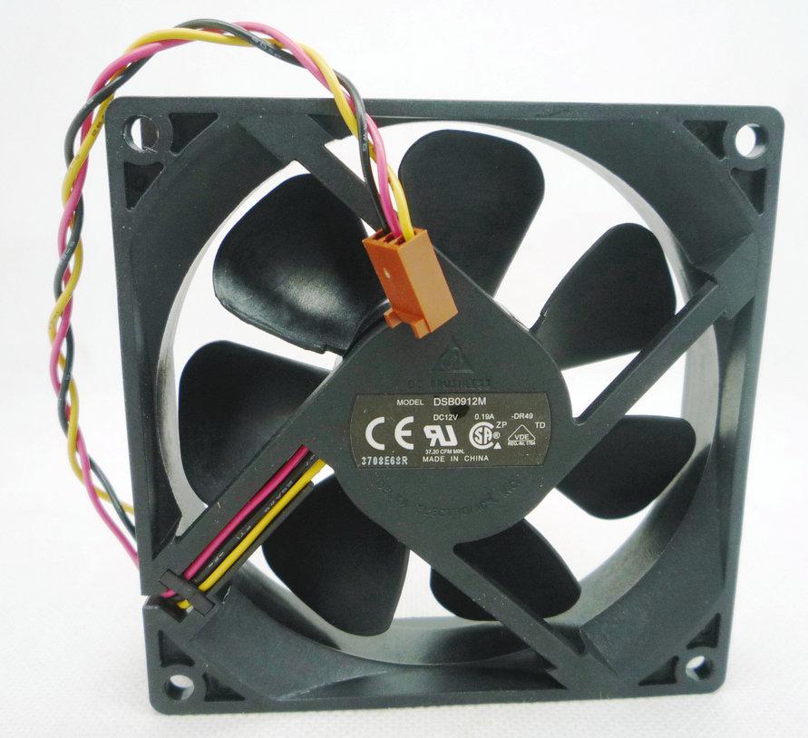 New Original Delta DSB0912M 12V 0.19A 9CM 9225 Mute Computer Cooling fan