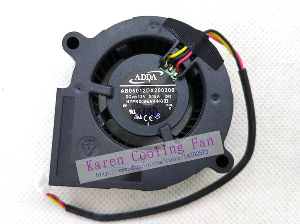 New Original ADDA AB05012DX200300 12V 0.15A projector Blower cooling fan