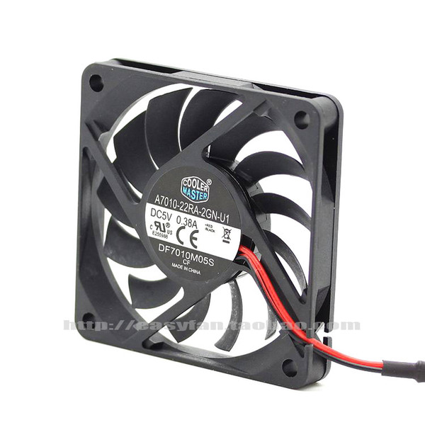 New Original for CoolerMaster A7010-22RA-2GN-U1 DF7010M05S 5V 0.38A 7cm 70*70*10MM USB connector cooling fan