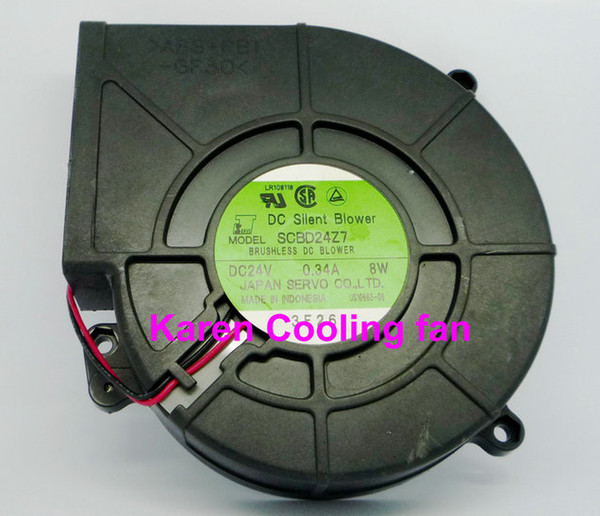 Servo 12CM 24V 0.32A SCBD24B4-985 SCBD24Z7 0.34a Turbo blower DC Silent Blower,Brushless DC Blower Fan