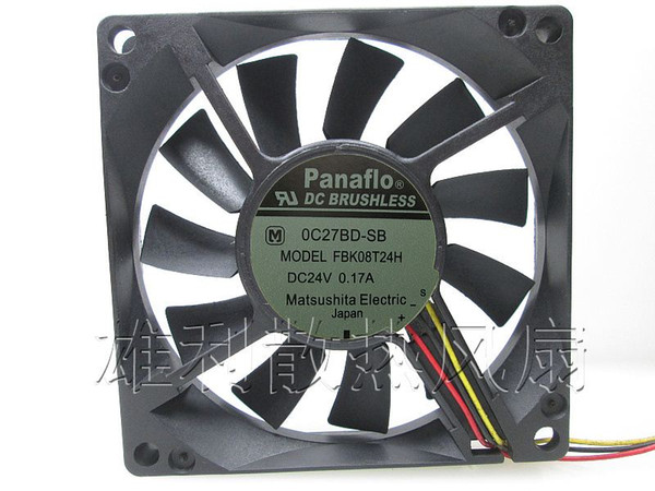 Original for Panaflo FBK08T24H DC24V 0.17A 80 * 80 * 15MM 8cm equipment dedicated cooling fan