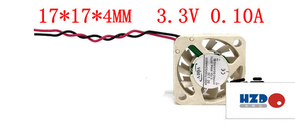 COOLING REVOLUTION AD01703HX04AB00 1704 17x17x4mm 3.3V 0.10A Micro device fan UAV fan