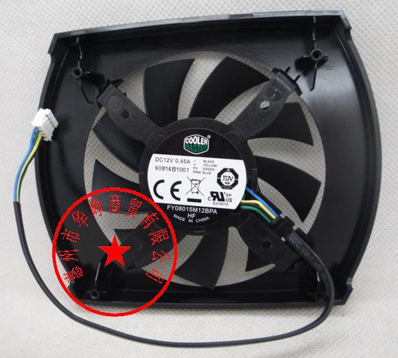 New Original FY08015M12BPA FY08015M12LPA 12v 0.45a PNY GTX650 GTX650Ti graphics card cooling fan