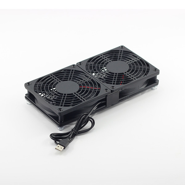 SOVIC DIY Router Cooling Fan 5V 12cm Mute Silent Fan Computer/Case Cooler Wireless router Cooling TV box Fan with Protective net