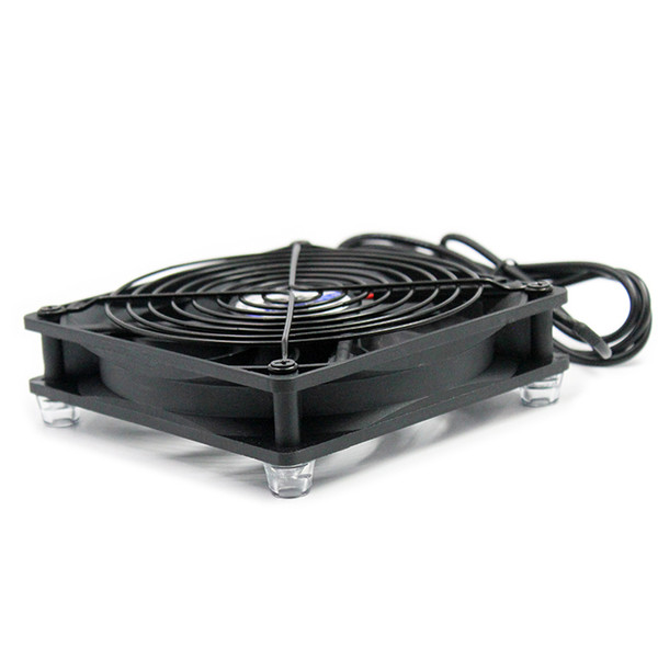 USB 5V 120mm 12025 router mute cooling fan with silicone pad for router/TV set-top box/ PS4 / PS3 / Xbox/PC