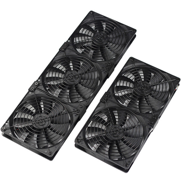 140mm 14025 3pin DC 12V silent cooling fan combination for PC cooler and cryptocurrency mining Ethereum /ETH / ETC / ZCash