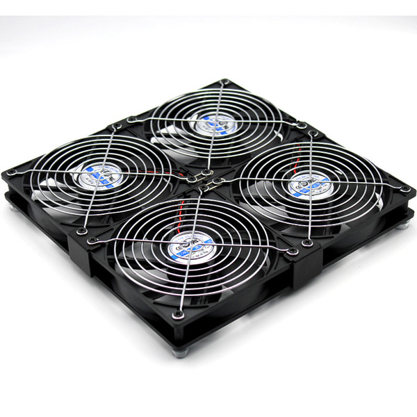 120mm multi-fan combination, USB silent cooling fan, with metal mesh and silicone pad, suitable for laptop/router /DVR /PS3